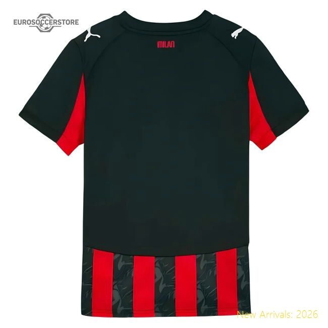 Top-grade 2025-2026 Ac Milan Home Shirt (kids) - Fantastic Value