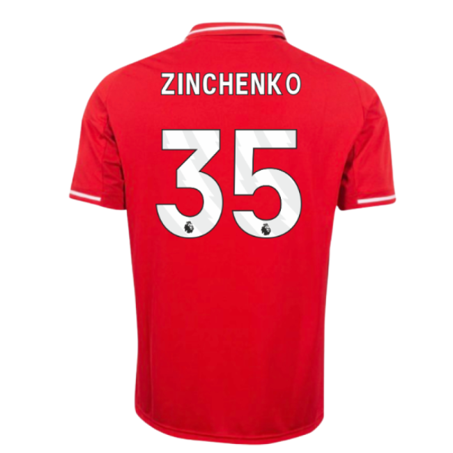 2025-2026 Nottingham Forest Home Shirt (Kids) (Zinchenko 35)