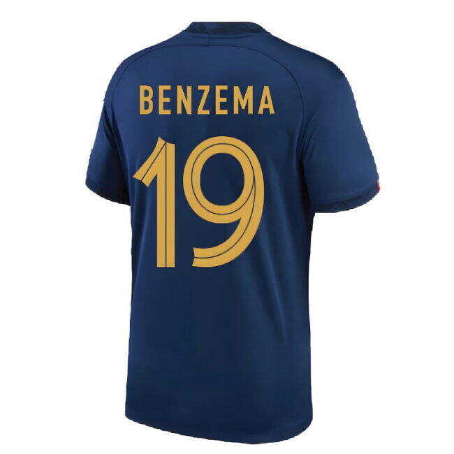 Low Cost 2022-2023 France Home Shirt (BENZEMA 19) Online Shop