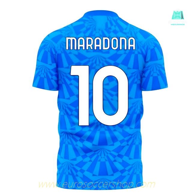 Napoli 1990s Home Concept Football Kit (Libero) (MARADONA 10)