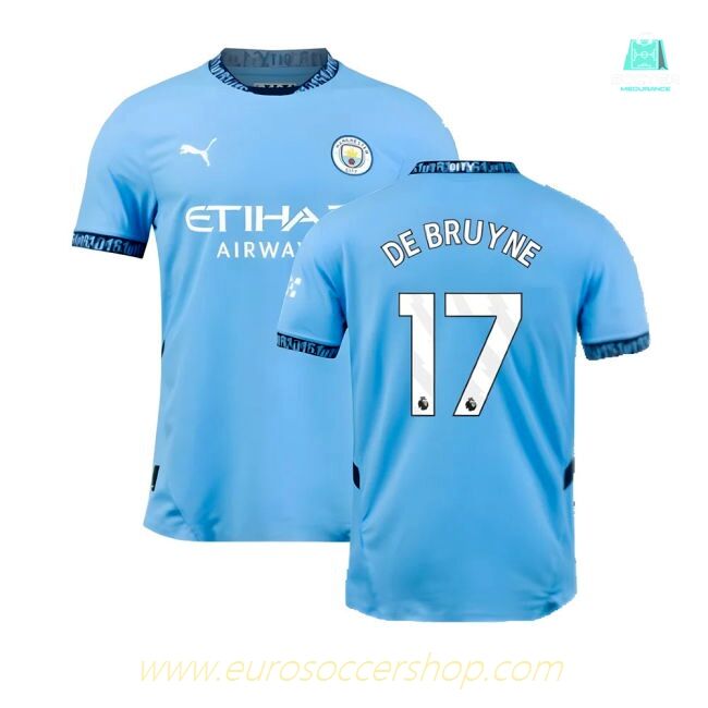 2024-2025 Man City Home Authentic Shirt (De Bruyne 17)