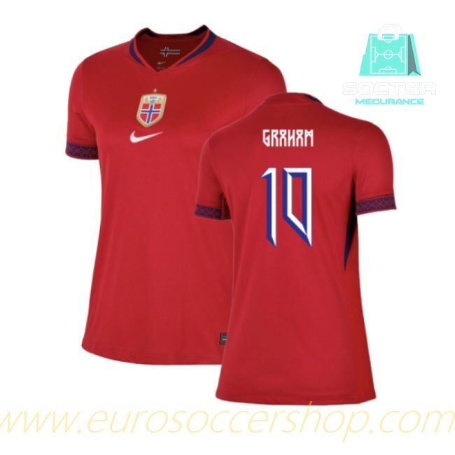 2025-26 Edition Replica Norway Home Kit Women's Version (Graham 10)