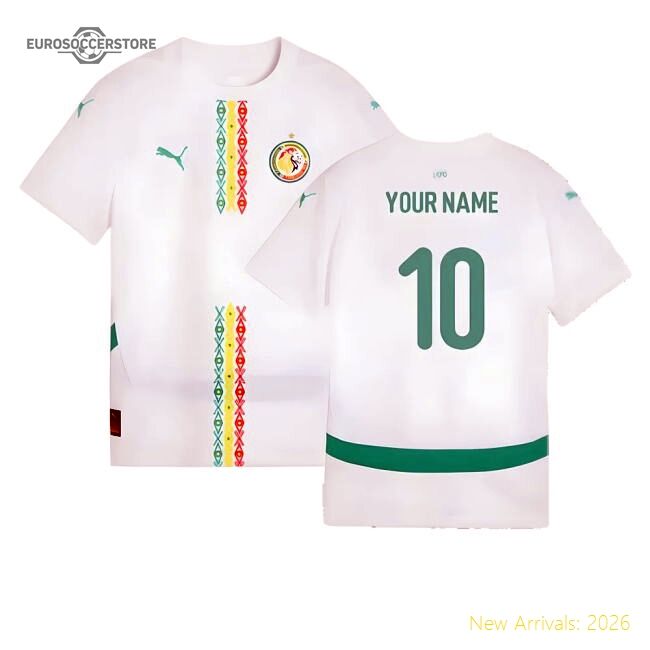 Senegal Kids 20242025 Home Jersey  Pro Drifit Climalite