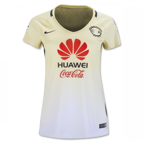 Women's Club America Home 201617 Soccer Jersey Shirt - Official