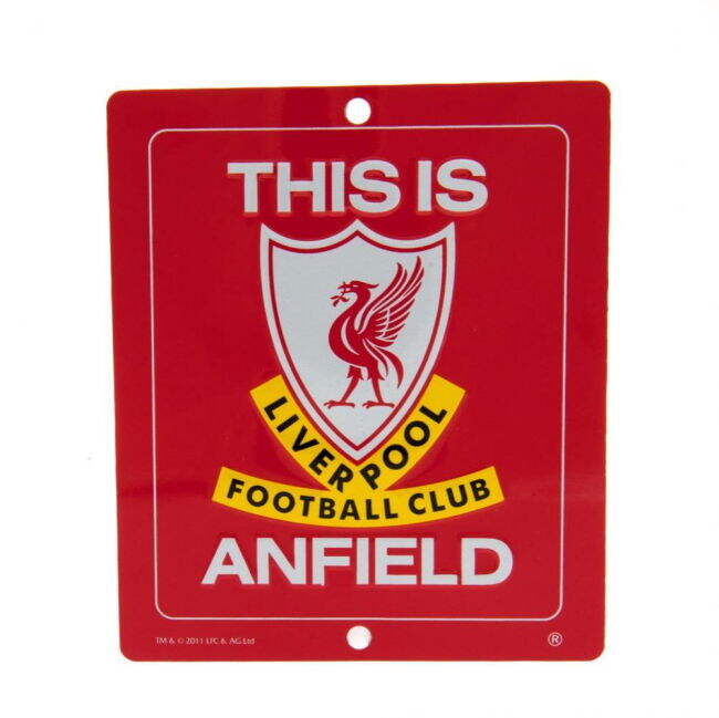 Liverpool FC This Is Anfield Window Sign - premium