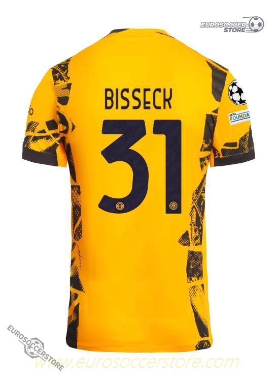 Inter Milan's 24-25 Champions League Final BISSECK 31 Jersey
