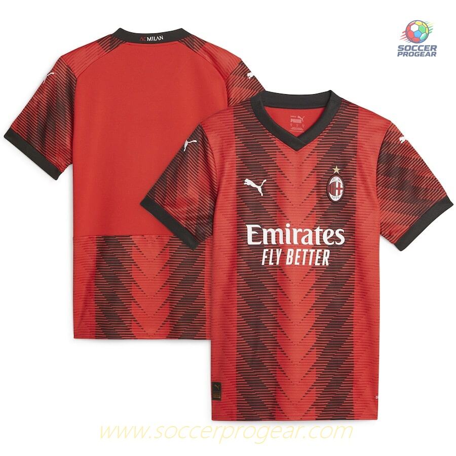 AC Milan Home Football Soccer Football Shirt 2023 2024 Women's Edition
