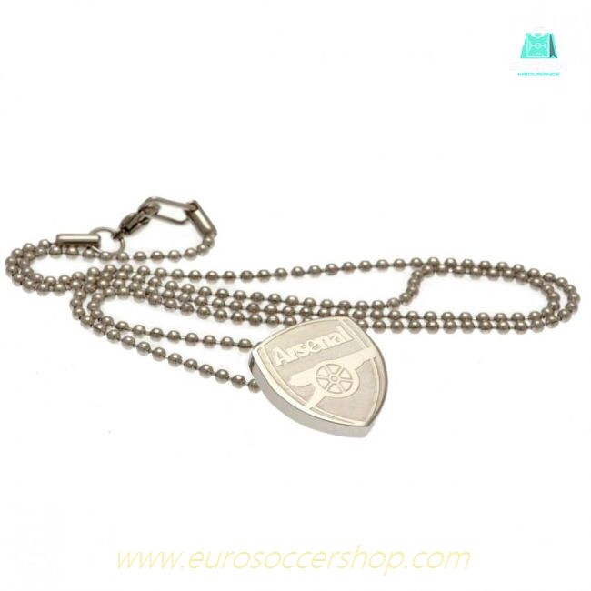 Arsenal FC Stainless Steel Pendant & Chain