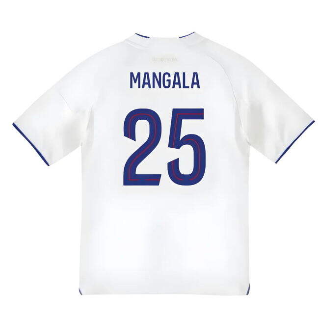 Kids Unique Lyon Home Collector Jersey 2025-2026 (Mangala 25)