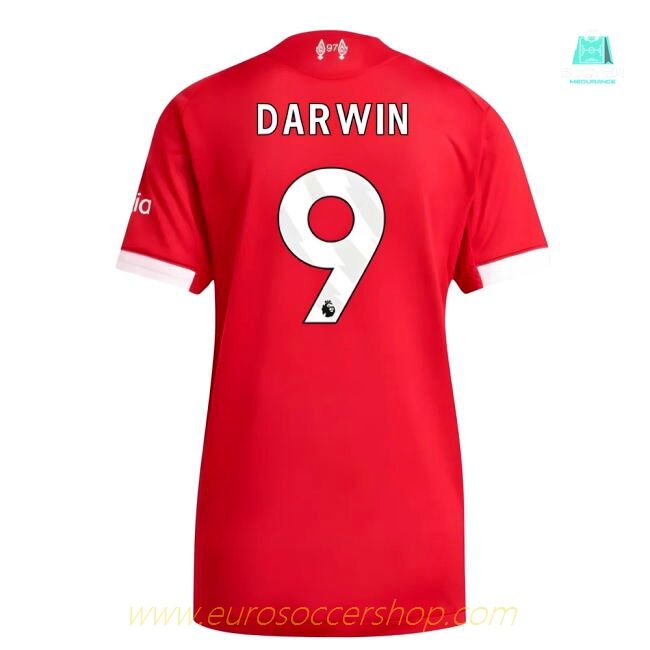 2025-2026 Liverpool Authentic Home Shirt (Womens) (Darwin 9)