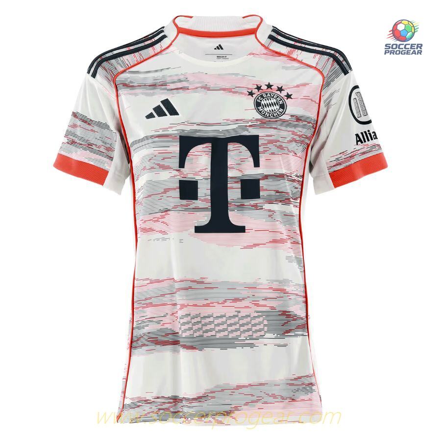 Bayern Munich Away Soccer Team Shirt 2025/26 Collection Women