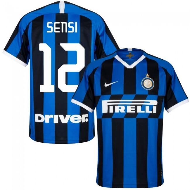 19-20 Inter Milan Home 12 SENSI Shirt Soccer Jersey - Official