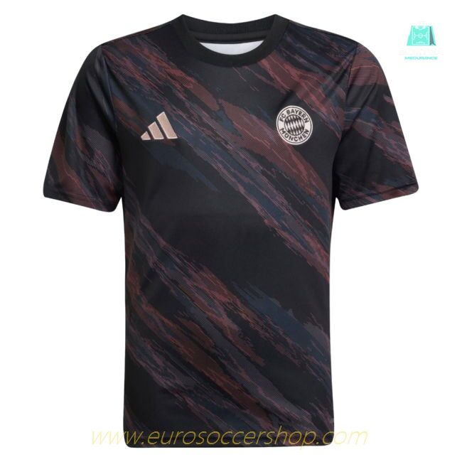2025-2026 Bayern Munich Pre-Match Shirt (Black) - Kids