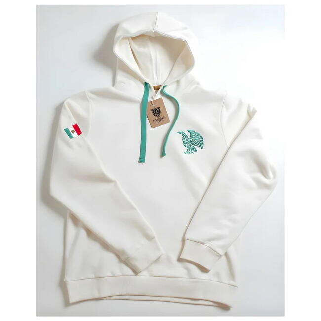 Mexico El Tri Retro Football Hoodie (White)