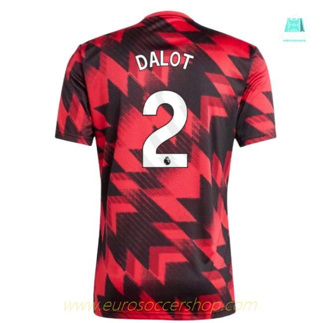 2025-2026 Man Utd Pre-Match Shirt (Red) (Dalot 2)