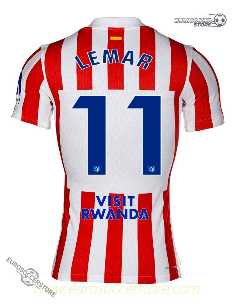 Atletico Madrid 25-26 Home Jersey LEMAR Number 11