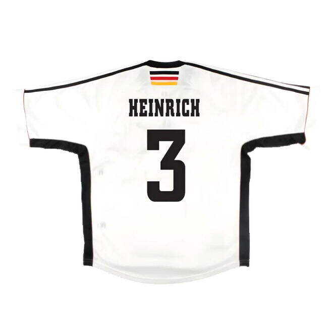 Light And Easy To Use Germany 1998-00 Home Shirt ((Very Good) L) (Heinrich 3) Generous
