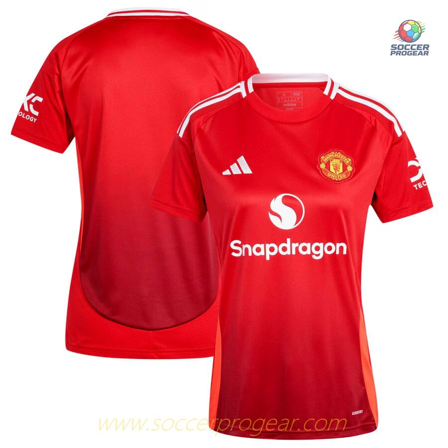 Manchester United Home Team Soccer Shirt 2024-25 Edition Women's Edition