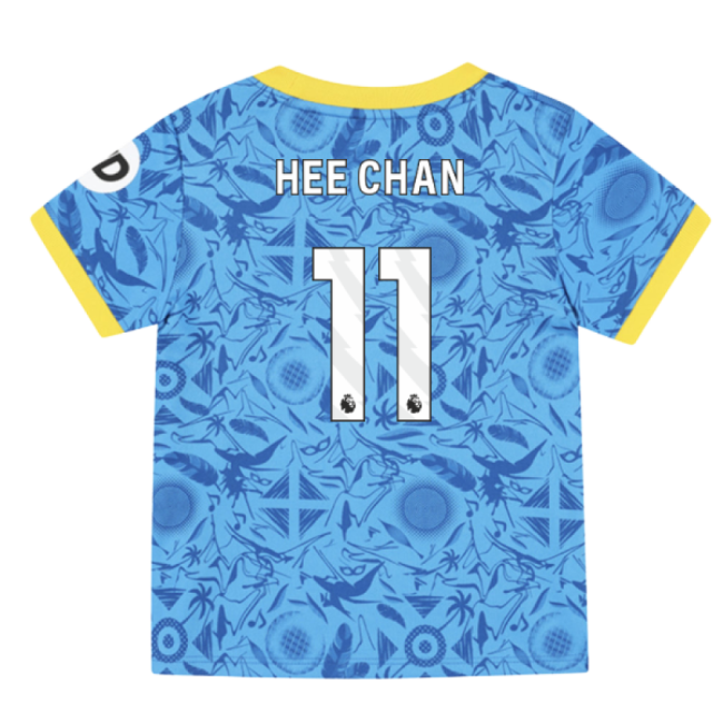 Vintage 2025-2026 Wolves Third Infant Kit (Hee Chan 11) for Match Day