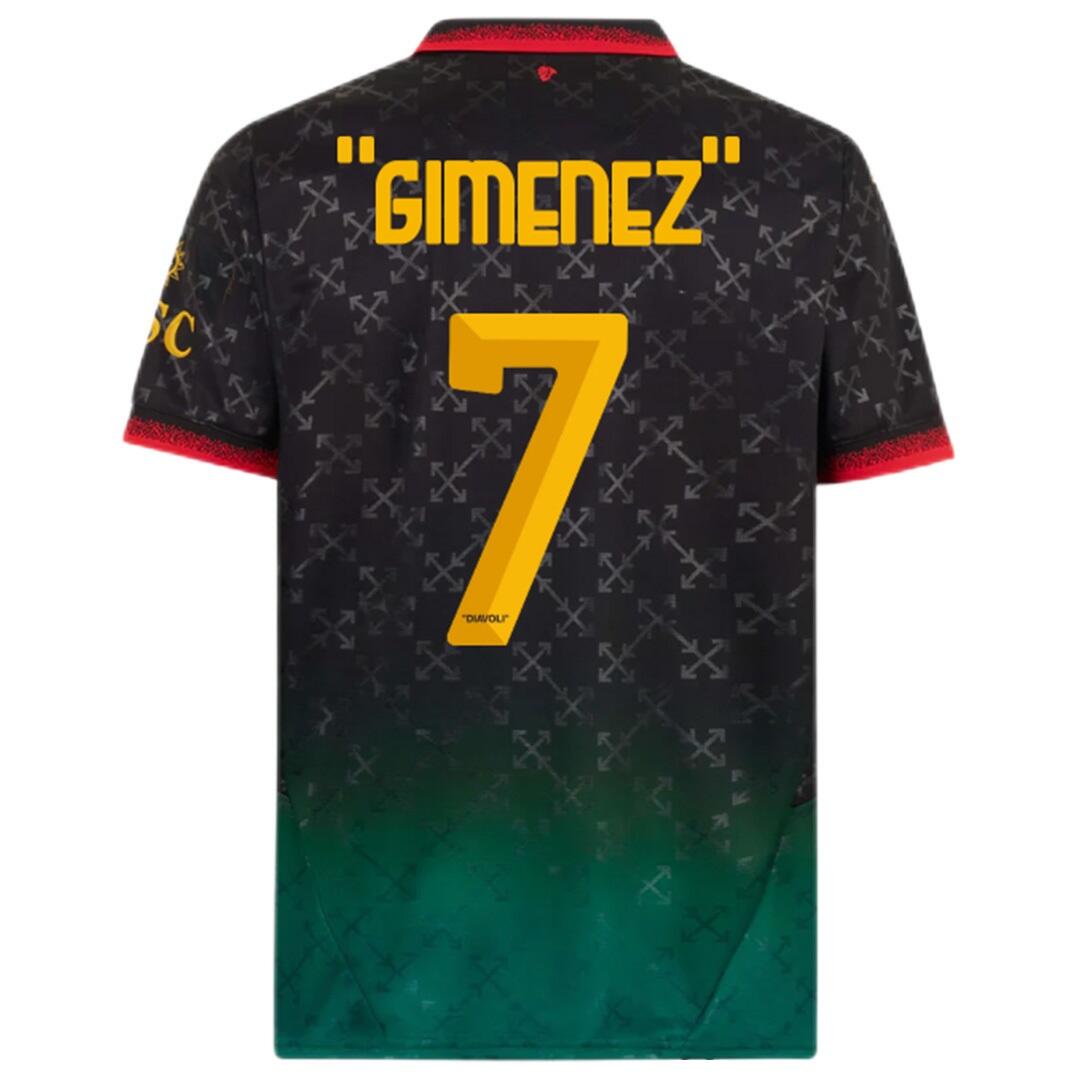 2025 AC Milan X Off-white Shirt GIMENEZ 7 - Official Replica 6551