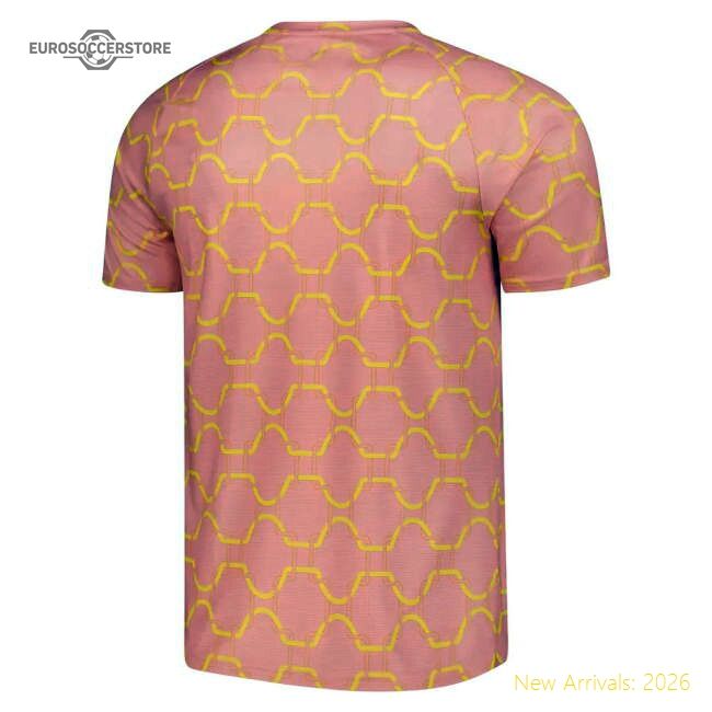 2025-2026 Ac Milan Warm Up Match Jersey (pink Fruit) - Great Value