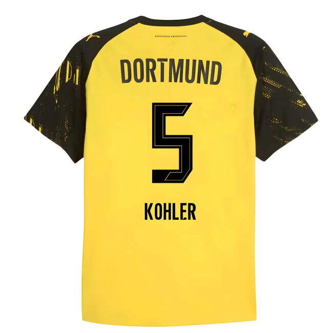 Pro Series Dortmund Borussia Dortmund Authentic Home Shirt Kohler ...