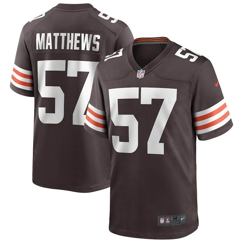 None Clay Matthews Cleveland Browns Budget-Friendly Game Jersey