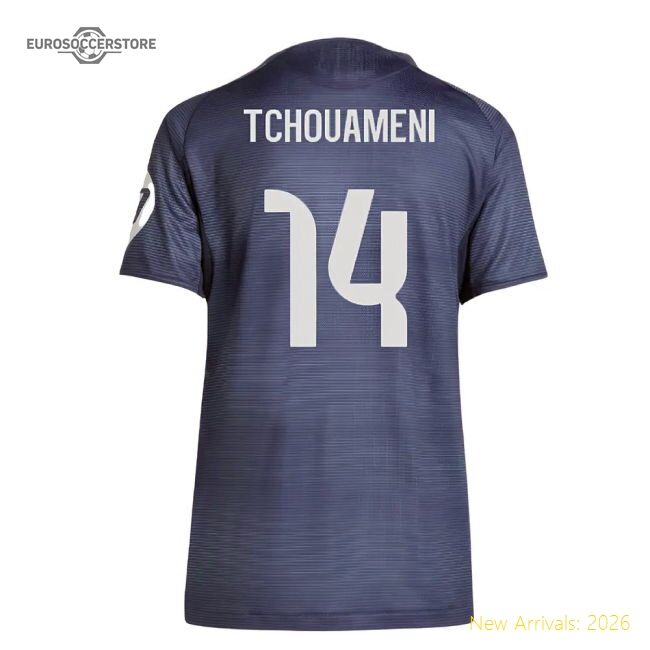 2025-2026 Real Madrid Authentic Second Jersey (ladies) (tchouameni 14)