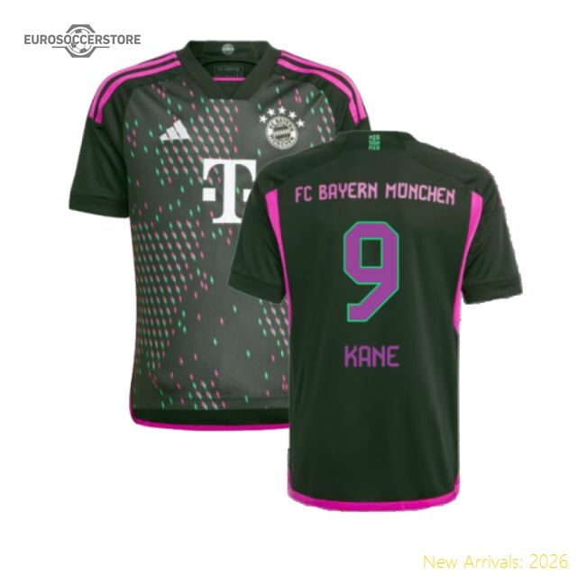 Premium-grade 2023-2024 Bayern Munich Second Jersey (kids) (kane 9)
