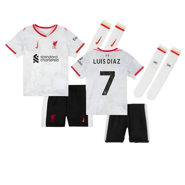 2024-20 Liverpool Third Football Kit Luis Diaz Printing L M S