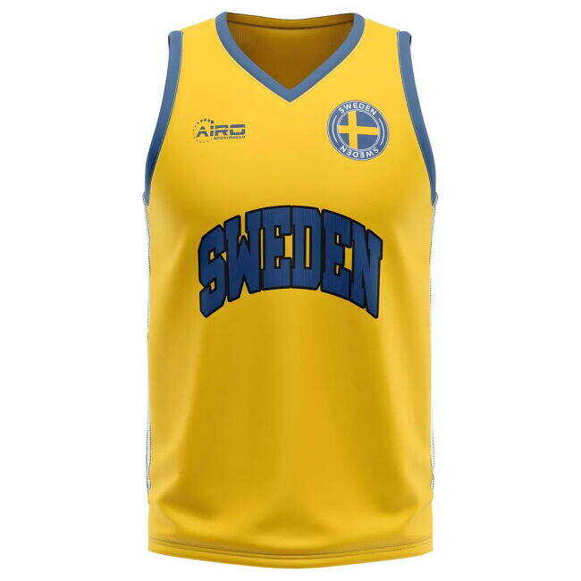 Sweden Home Concept Basketball Shirt - Baby
