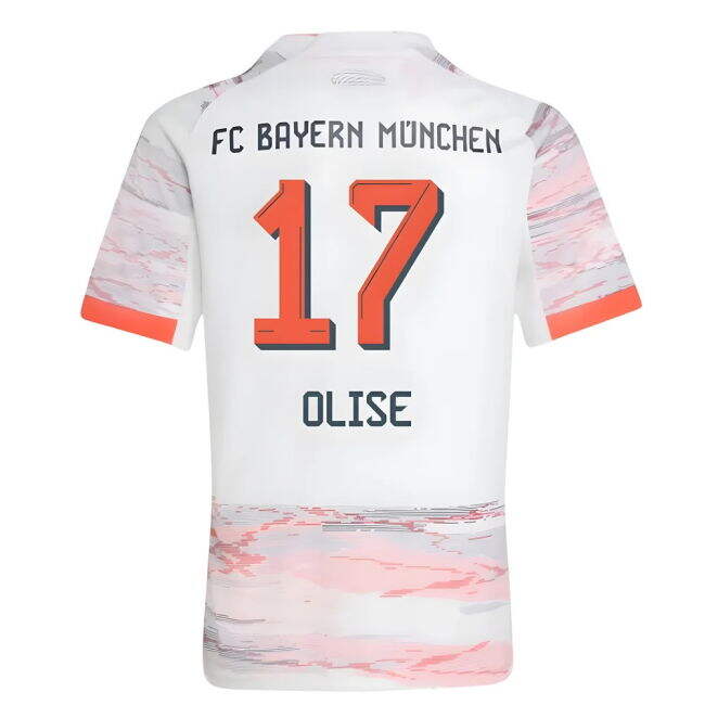 Olise 17 Replica Quality Bayern Munich Away Supporter Shirt (Kids)