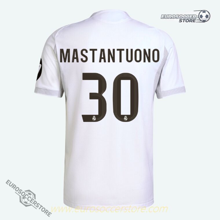 Real Madrid 25-26 Home Player Version Jersey - MASTANTUONO 30