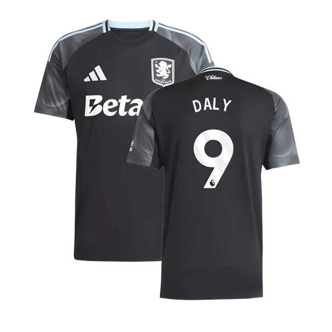 2025-20 Aston Villa Away Shirt with Daly 9 L S