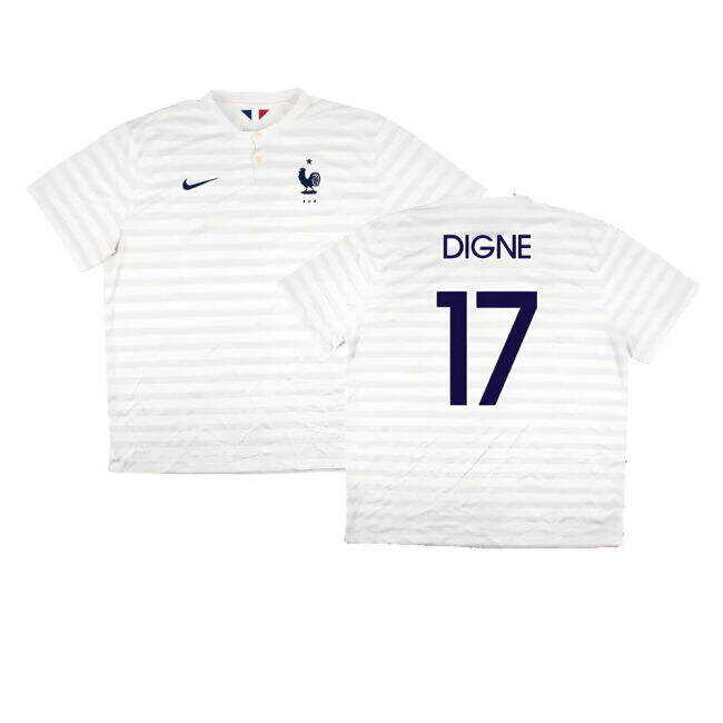 Low Cost France 2014-15 Away Shirt ((Very Good) XXL) (Digne 17) Slim Fitting