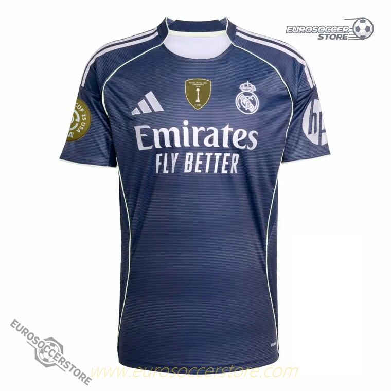 Real Madrid 25-26 Club World Cup Away Jersey (Including Patch)
