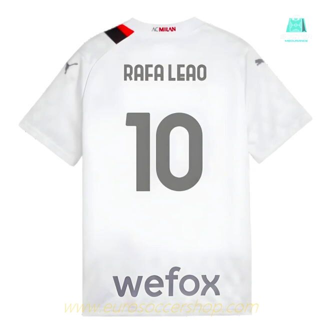 2023-2024 AC Milan Away Shirt (Kids) (Rafa Leao 10)