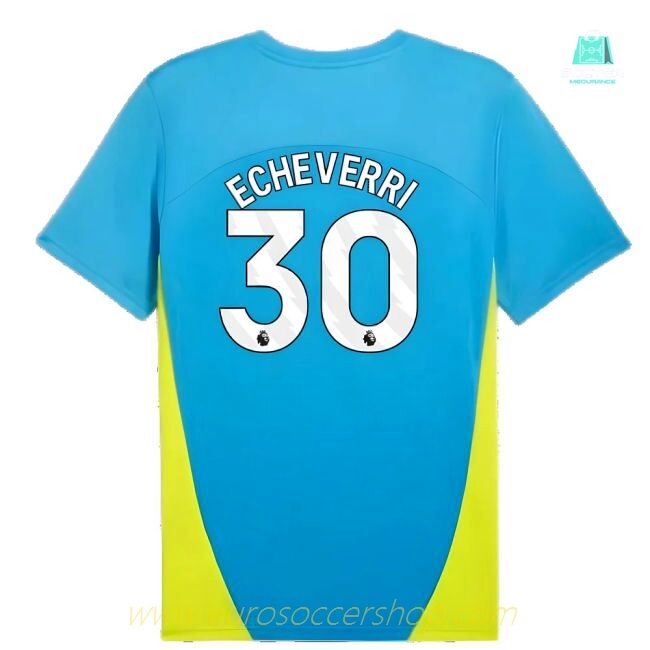 2024-2025 Man City Training Shirt (Magic Blue) (Echeverri 30)