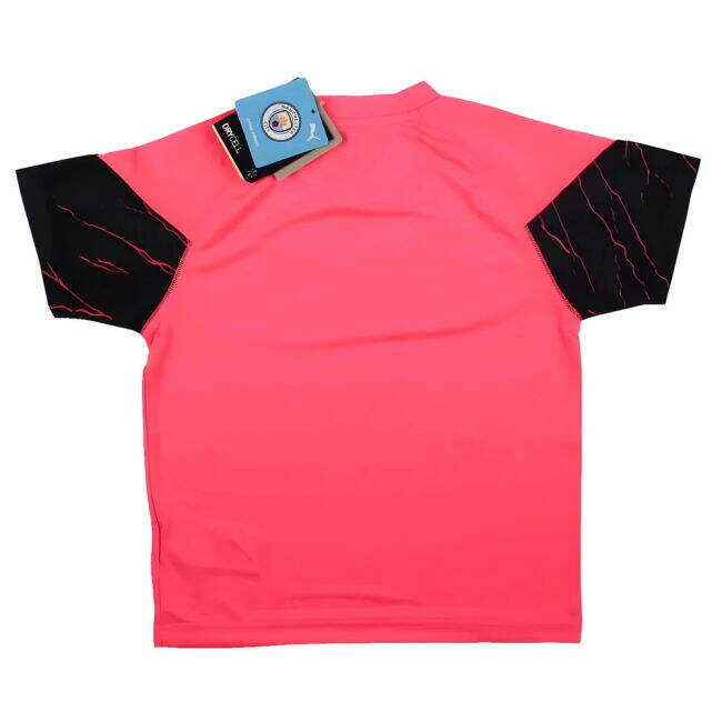 2023-2024 Man City Training Jersey (Sunset Glow) - Kids (HAALAND 9)...