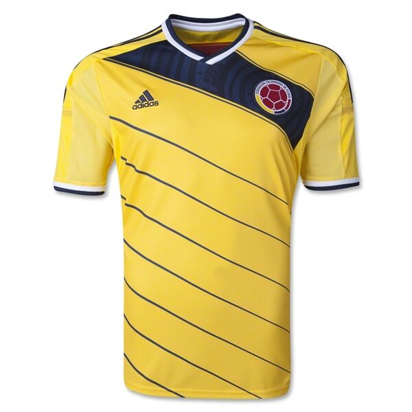 2014 Colombia Home Yellow Jersey KitShirtShorts - Official Replica