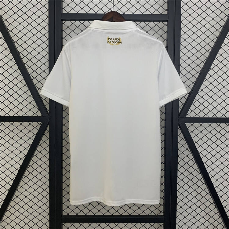 2526 Colo-Colo 100th Anniversary White Polo Shirt - Official Replica