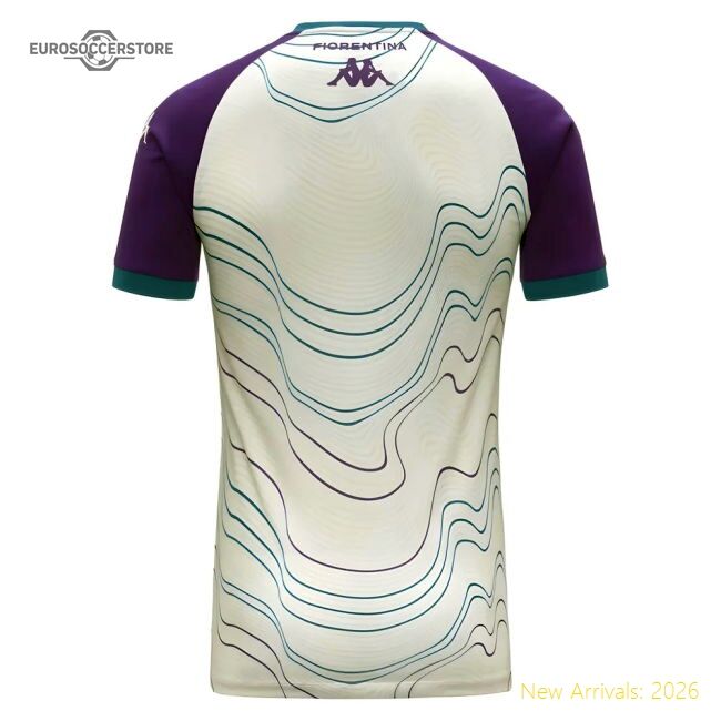 2025-2026 La Viola Pre Match Shirt (white-violet) - Supporter Edition