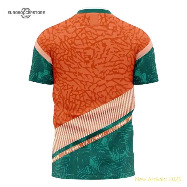 Ivory Coast 2025-2026 Away Concept Football Kit (libero)