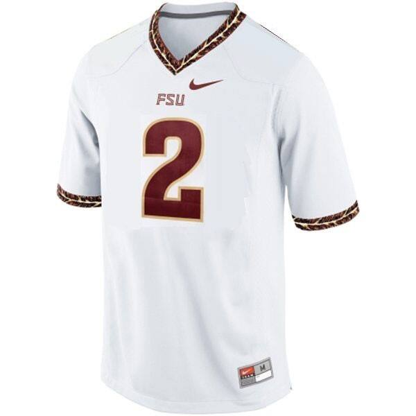 Youth Florida State Seminoles #2 Deion Sanders White V1d Jersey