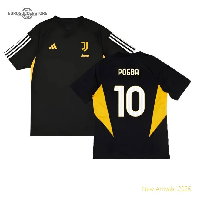 Luxury 2023-2024 Juve Training Shirt (black) (pogba 10)