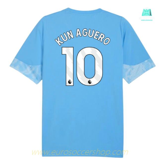 2025-2026 Man City Training Jersey (Light Blue) (Kun Aguero 10)