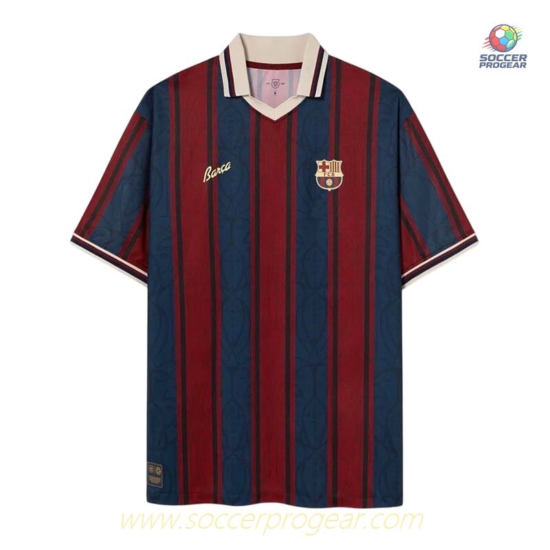 Barca Retro Home Special Edition Football Jersey