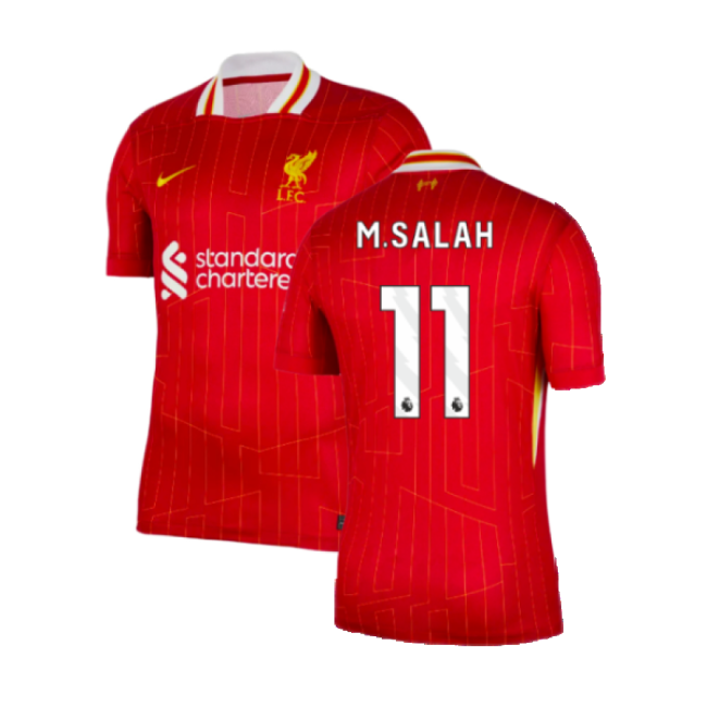 Men's 2024-2025 Liverpool Home Shirt (M.Salah 11)