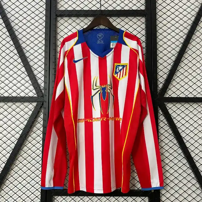 2004-2005 Atletico Madrid Long Sleeve Jersey retro kit