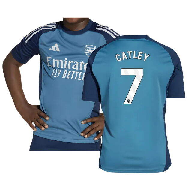 2025-2026 Arsenal Training Kit (Blanch Blue) - Kids (Catley 7)